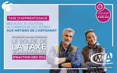 Taxe d'apprentissage 2022: soutenez votre CMA du Gard1