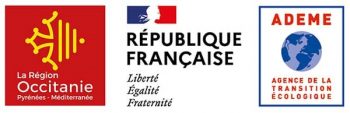 Région Occitanie, Ademe, République Française