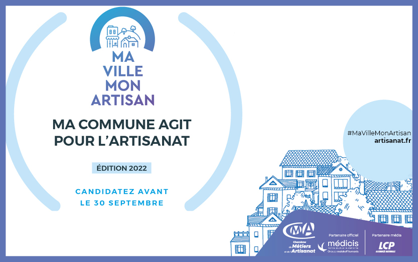 Le réseau des CMA lance l’édition 2022 pour récompenser les acteurs du développement des entreprises artisanales sur leur territoire. Candidatures jusqu'au 30 septembre !