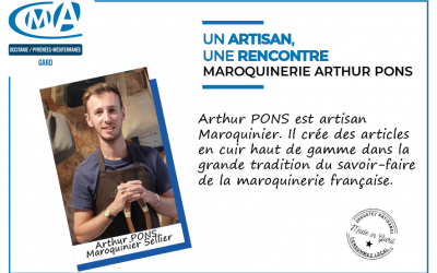 Arthur PONS est un créateur talentueux et passionné qui contribue à donner à l’artisanat d’art ses lettres de noblesse.