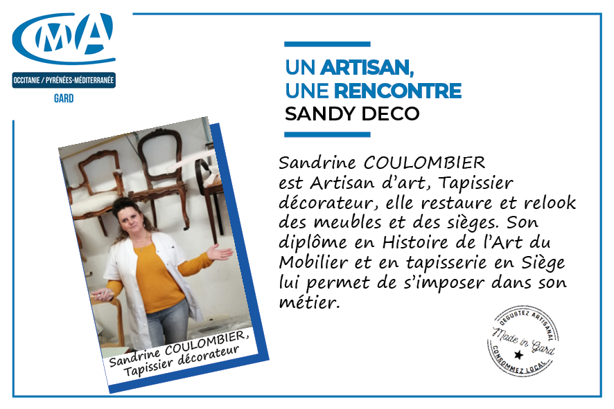 Un artisan une rencontre Sandy deco
