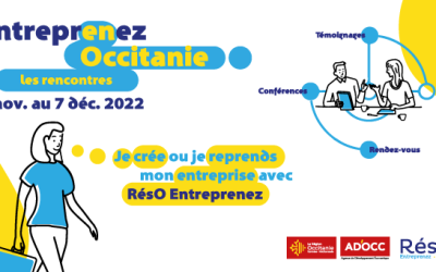 Entreprenez en Occitanie: Le 1er décembre dans le Gard, retrouvez les temps forts organisés par AD’OCC et le RésO Entreprenez!