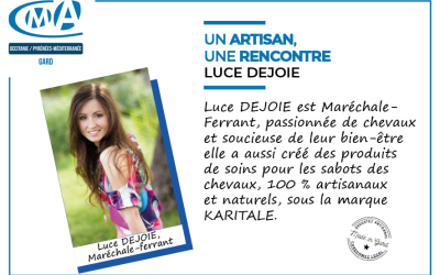 Mme Luce DEJOIE Maréchale-ferrant Un artisan une rencontre