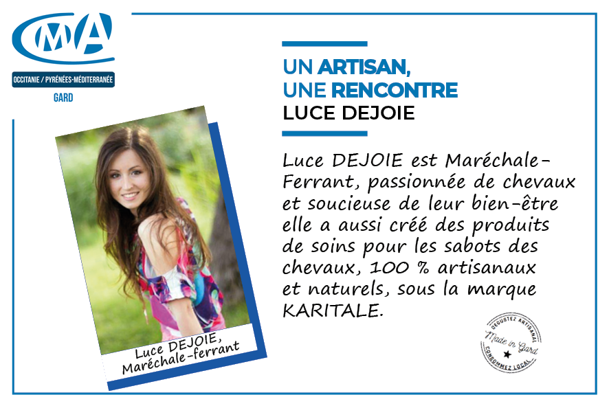 Un artisan une rencontre Luce DEJOIE