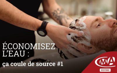 ça coule de source! Du 27 juillet au 21 septembre, la CMA Occitanie sensibilise les artisans et le grand public pour économiser l’eau.