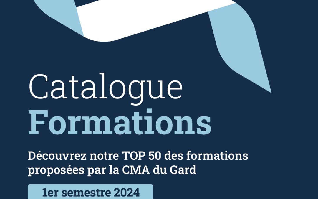 Formation: catalogue 1er semestre 2024
