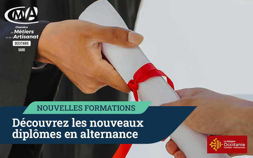 3 Nouveaux diplômes proposés à l'IRFMA à la rentrée