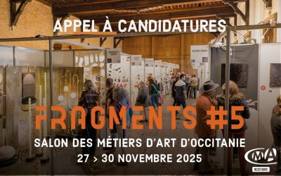 FRAGMENTS #5 : le Salon des métiers d’art d’Occitanie revient à Toulouse !