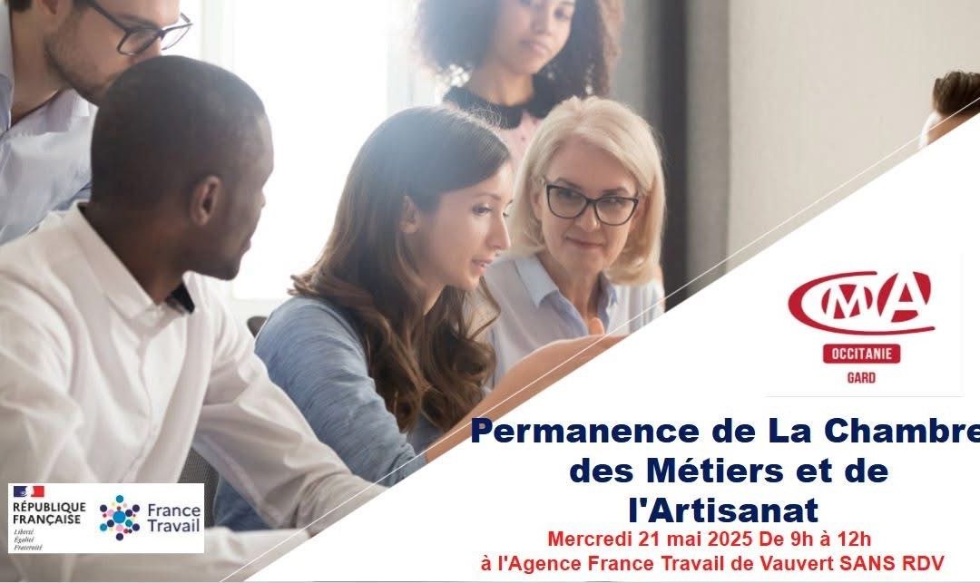 Permanence à France travail Vauvert