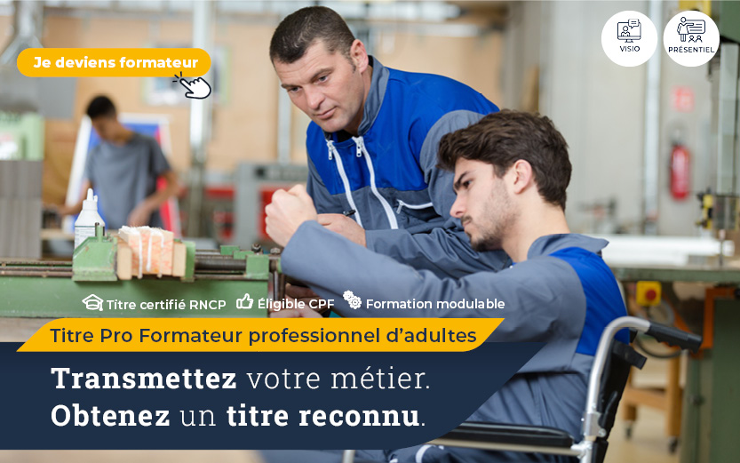 Titre Pro Formateur professionnel d'adultes